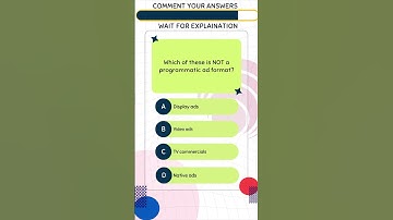 Programmatic Ad Formats: Quiz to Test Your Knowledge #job #adsskills #advertising  #jobseekers