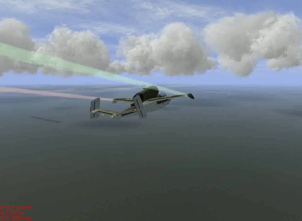 Self made autopilot landing a plane in IL2 flight simulator YouTube