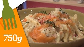 Recette de Pâtes au saumon - 750g