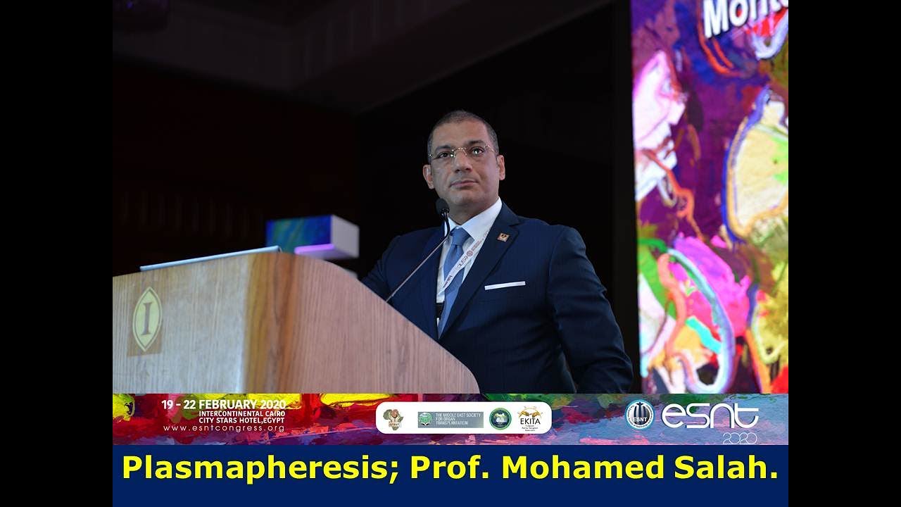 Plasmapheresis;  Prof.Mohamed Salah.
