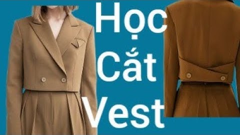 Công Thức Cắt Áo Vest Nữ Cơ Bản / Hướng Dẫn Cắt Áo Vest Nữ Thời Trang / Học Cắt Rập Áo Vest Nữ /
