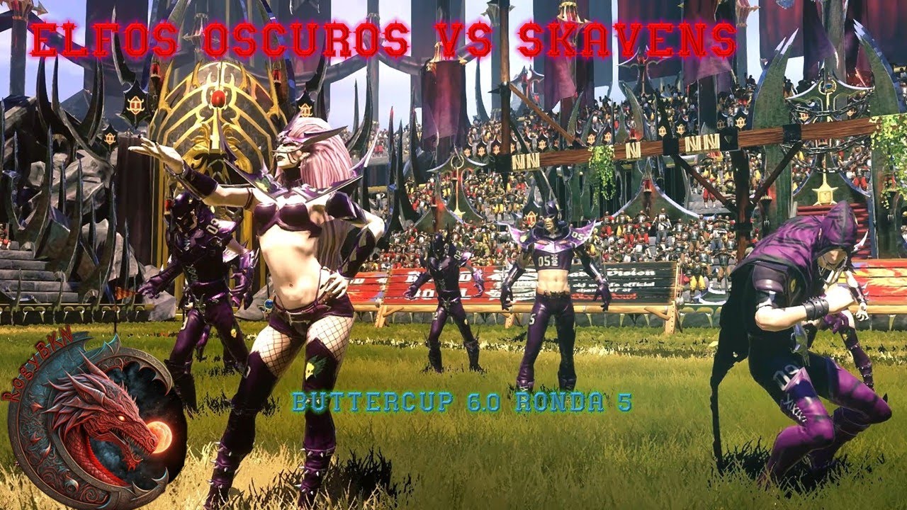 Blood Bowl 3 Elfos Oscuros Vs Skavens Butter Cup 6 Jornada 5