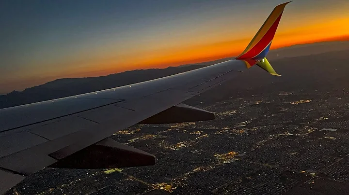 Southwest Airlines Boeing 737-8H4 Beautiful Sunrise Takeoff & Climb from Tucson, AZ ~ KTUS/TUS