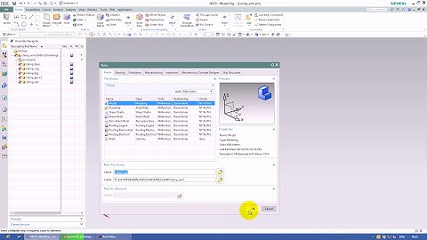 SIEMENS NX - CONVERTING ASSEMBLY TO PIERCE PART