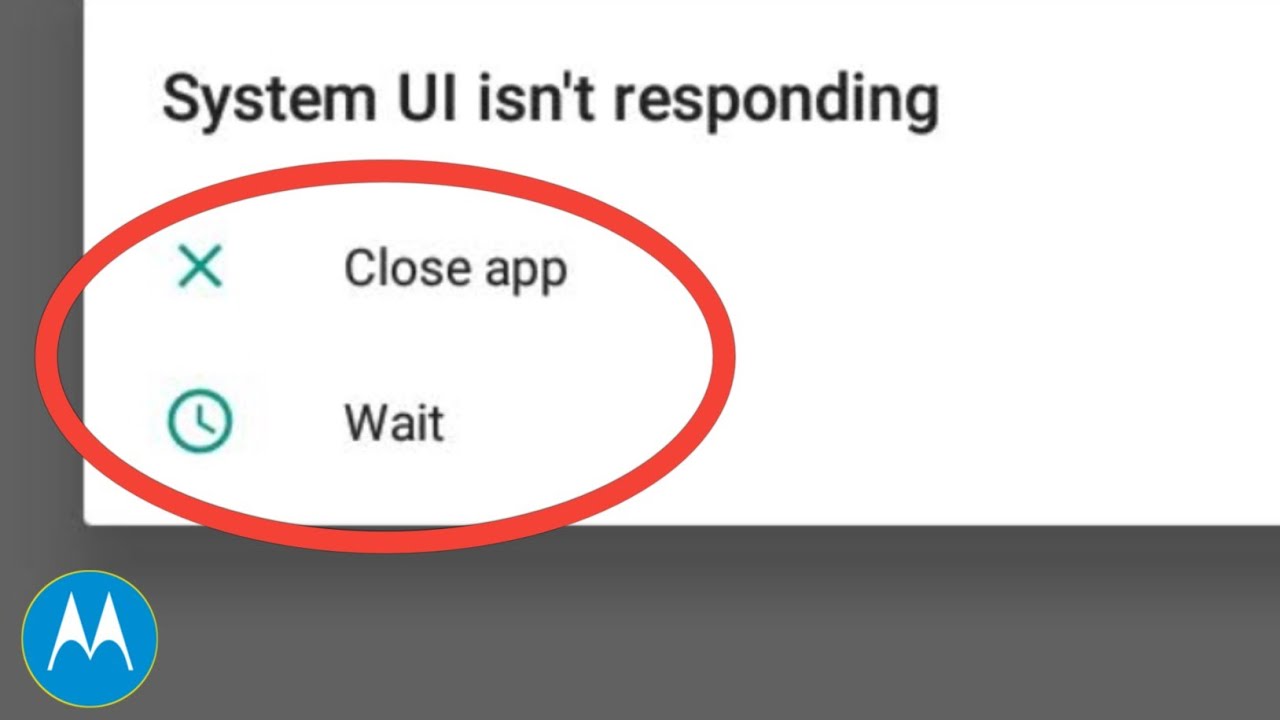 Close App Wait Problem Motorola | Close App Problem Motorola - YouTube