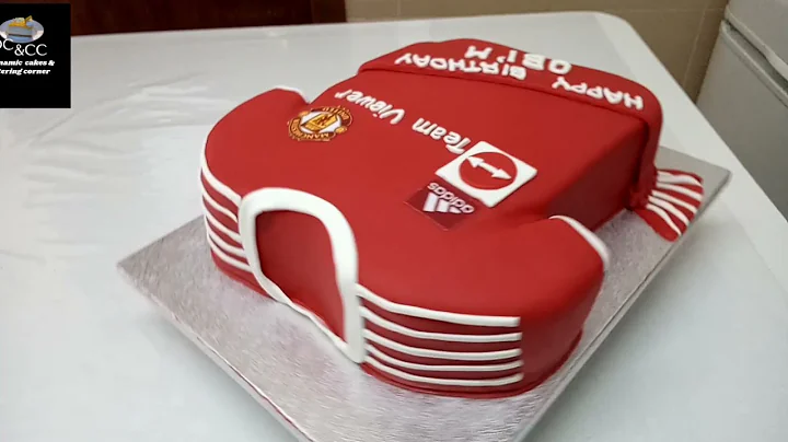 Manchester United football club's Easy Shirt cake tutorial