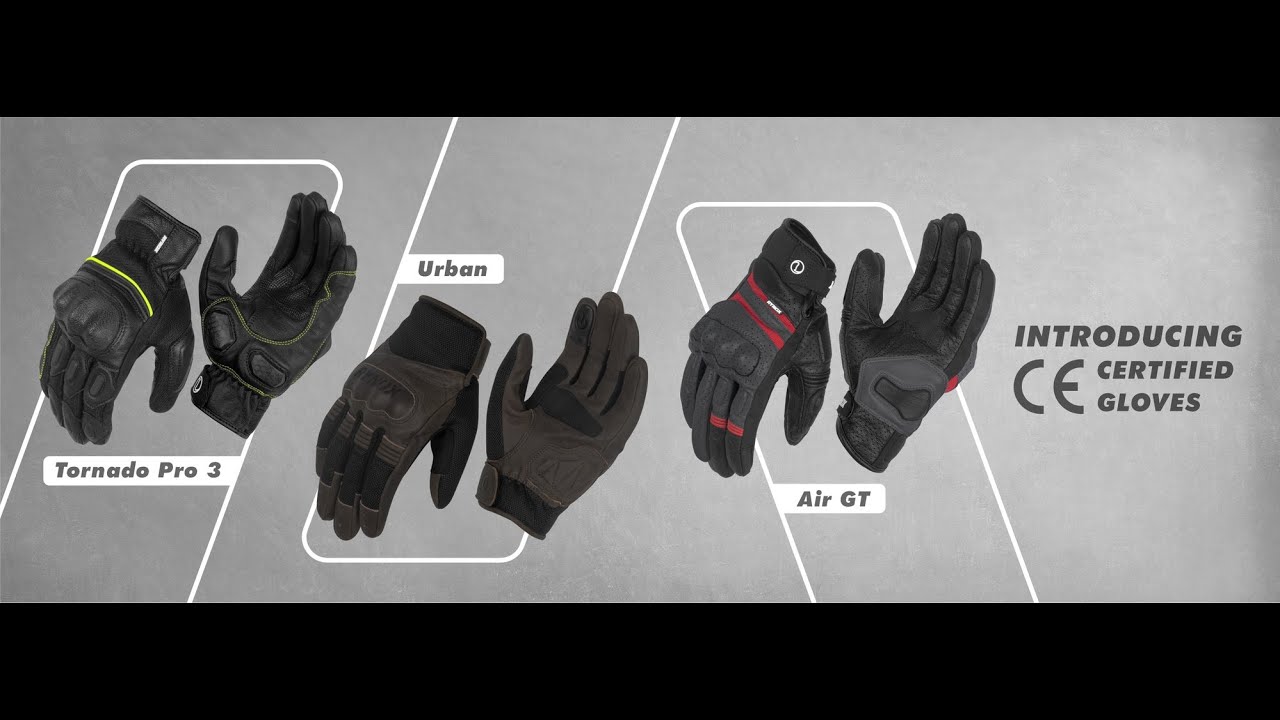 Rynox Gears CE Certified Gloves (Air GT, Urban, Tornado Pro 3) Overview