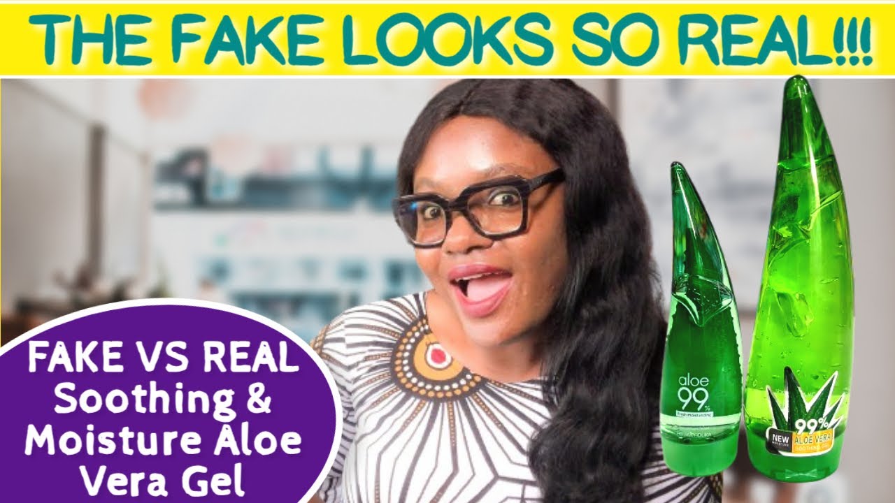 Fake vs Original Soothing & Moisture Aloe Vera Gel | Why It’s Darkening Some Skin   simply shuga   n