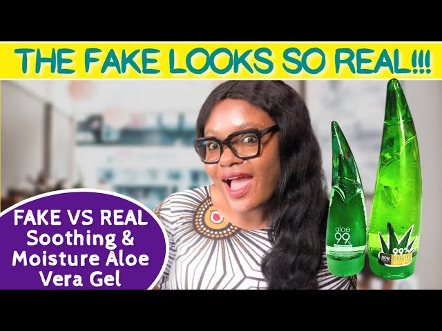 Fake vs Original Soothing & Moisture Aloe Vera Gel | Why It's Darkening  Some Skin simply shuga n - YouTube