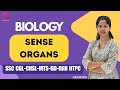 SENSE ORGANS II BIOLOGY II SSC CGL, CHSL, GD, MTS, CPO, RRB NTPC, PSC #biology