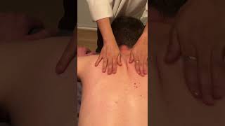 video portrait apply massage oil