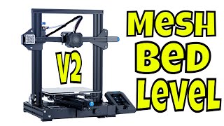 creality ender 3 v2 - mesh bed leveling