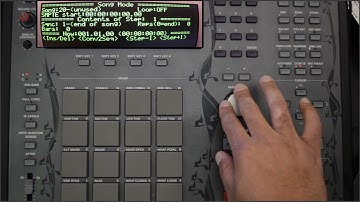 67.  MPC3000 Video Manual Song Key and Song Mode Screen