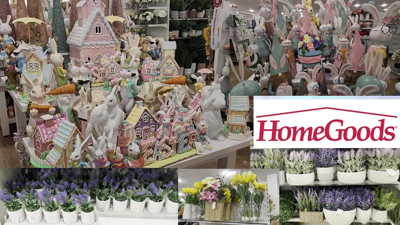Shop With Me 2023 Easter Decor 2023*HomeGoods 2023 HomeGoods Easter