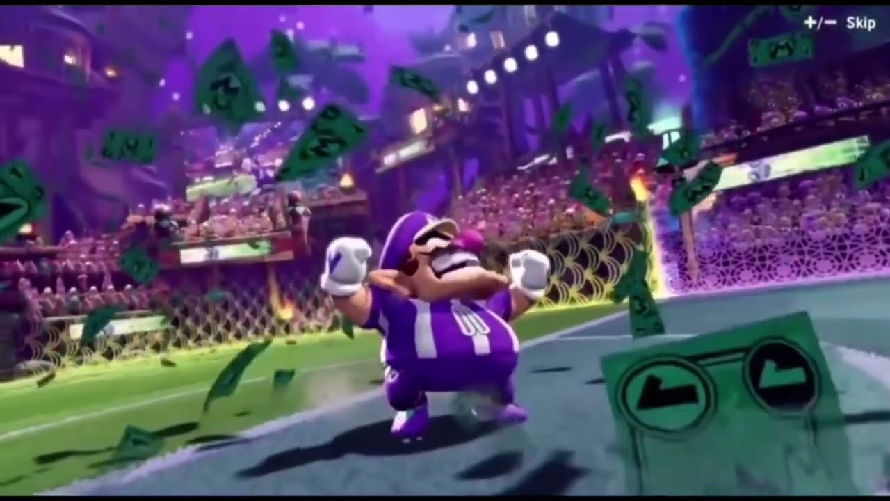 Wario's victory animation, but with Happy Together - YouTube