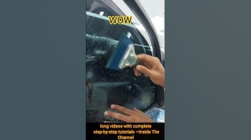 Perfect Car Window Tint Installation 🔥 | Step-by-Step #shorts #tinting