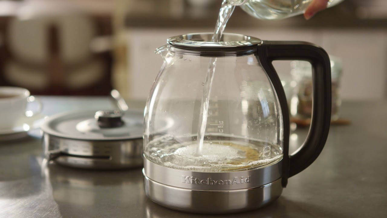 kitchenaid glass kettle