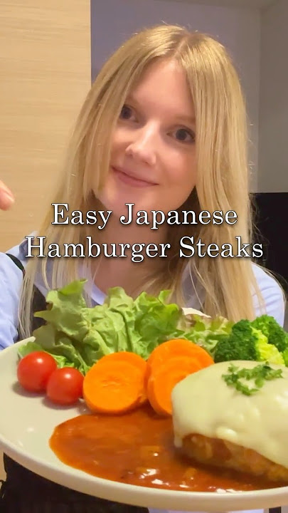 Easy Japanese Hambuger Steak Recipe #hamburgersteak #hanbagu #hambagu #ハンバーグ