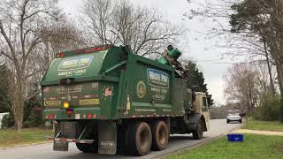 Waste Pro: Heil Python Side Loader Garbage Trucks