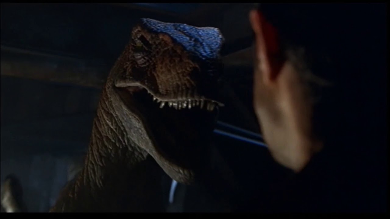 The Lost World Jurassic Park Raptor Kicked Youtube 