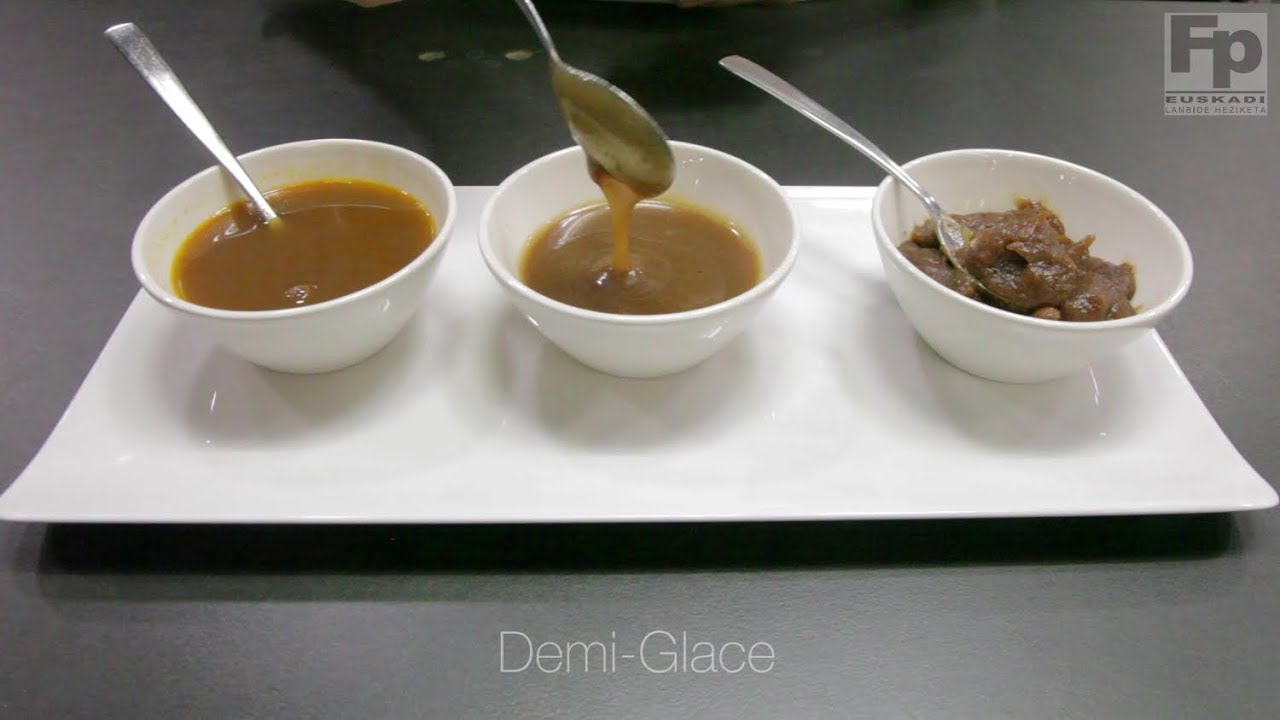 Glace y demi-glace - Técnicas culinarias