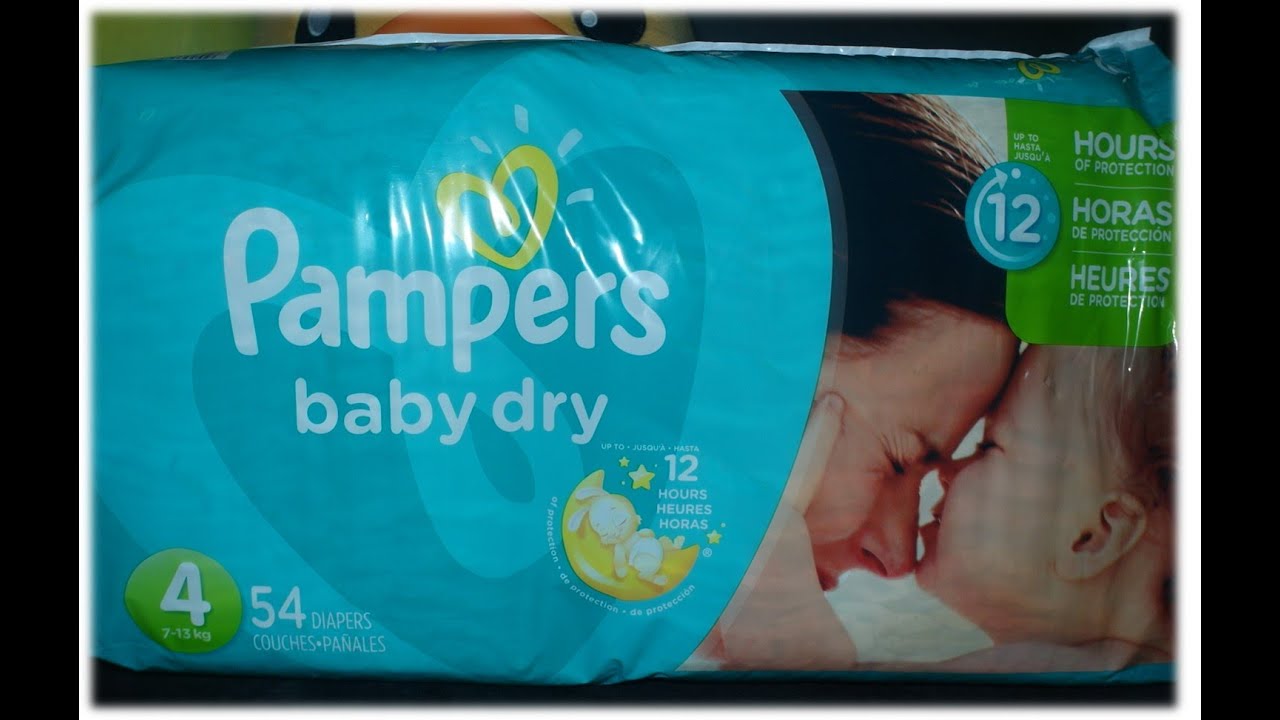 Pamper Baby DRY vs Brand X YouTube