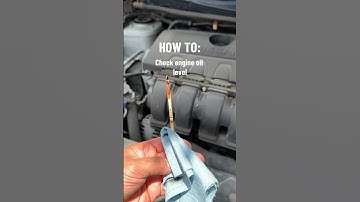 How to check engine oil level #howto #car #truck #engineoilchange #checkengine #helpfultips