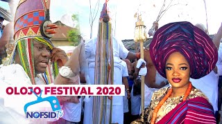 OMG! DIFFERENT DEITIES DISPLAY & REJOICE WITH OBA ENITAN OGUNWUSI DURING OLOJO FESTIVAL 2020