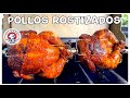 Pollos rostizados marinados en achiote y pimentón ahumado