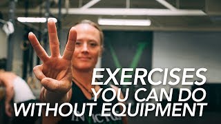 3 Exercises You Can Do Without Equipment | CrossFit Invictus