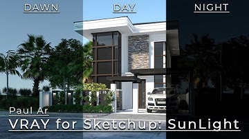 Vray for Sketchup Sunlight Setting