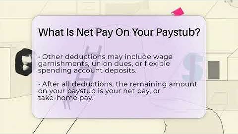 What Is Net Pay On Your Paystub? - Your Paycheck Planner