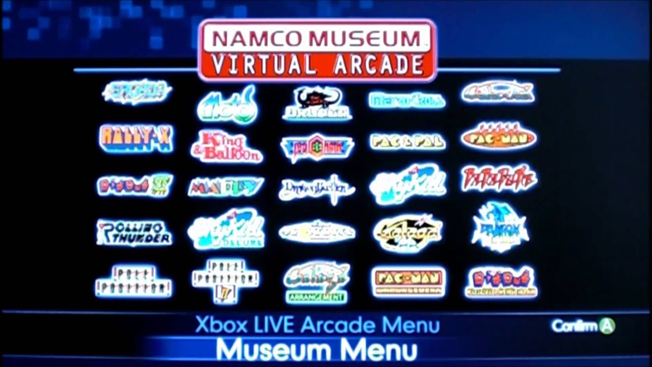 borde hidrógeno Descubrimiento Review of Namco Museum Virtual Arcade for Xbox 360 by Protomario - YouTube