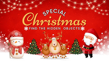 Can YOU Find All 7 Hidden HOLIDAY Objects Before Time Runs Out? #games #brainteasers