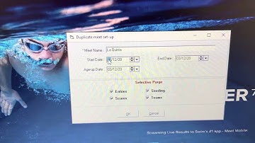 Meet Manager Hy-Tek Copy for Meet setup