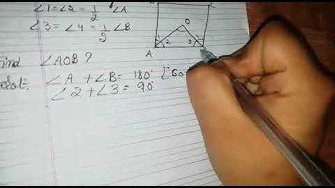 parallelogram ABCD bisectors of angle A and B intersect each other at O find the value of angle AOB