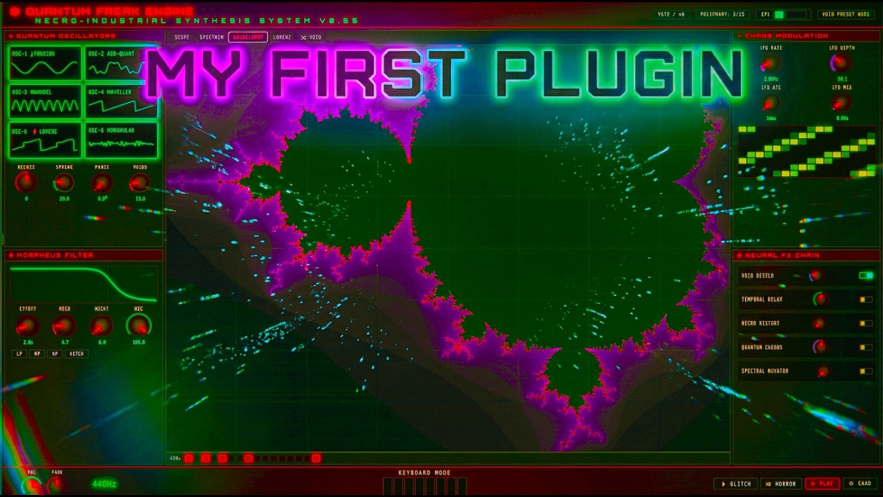 My first Plugin Alpha version! Quantum Freak Engine!