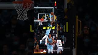 This is how Ja morant Fly #jamorant  #nba  #basketball  #heightmaxxing  #height  #basketballplayer