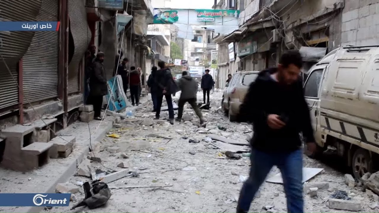 12 قتيلاً بقصف جوي لميليشيا أسد الطائفية على مدينة إدلب