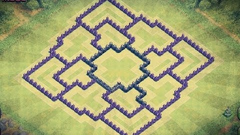 Clash of Clans - EPIC (TH9) Dark Elixir Farming Base Defense Strategy