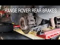 2011 Range Rover Sport Rear Pad and Rotor Replacement
