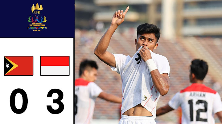ไฮไลท์ฟุตบอล ทีมชาติติมอร์-เลสเต - ทีมชาติอินโดนีเซีย#seagames32