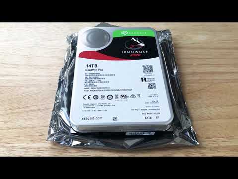 Seagate IronWolf Pro 14TB NAS Hard Drive Overview Unboxing 2-11-19