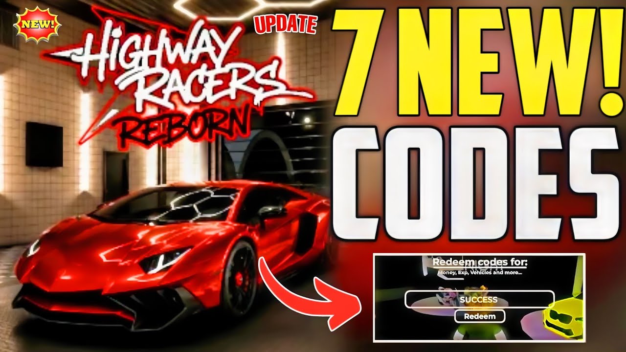 [🔥SV] All New *Working* Codes - HIGHWAY RACERS REBORN ROBLOX CODES ...
