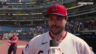 070126 - TEX vs CLE - Hedges On-Field Interview