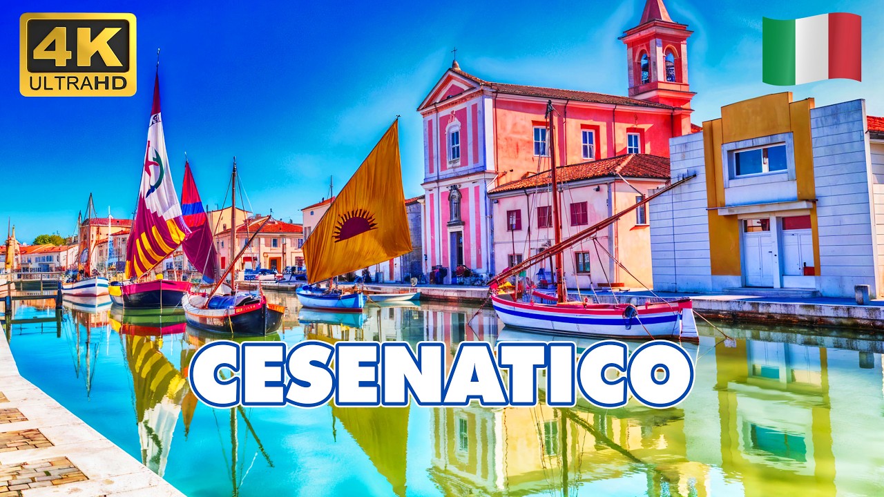 Cesenatico, Italian PARADISE! Porto Canale,Beach & Old Town in ONE Epic Walk!