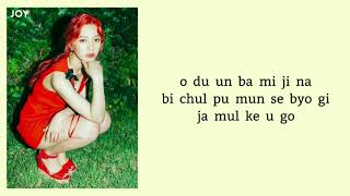 red velvet - you better know (easy lyrics)