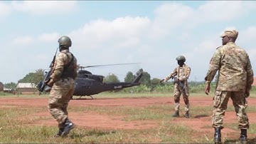 SFC Soldiers take positions as Muhoozi Kainerugaba lands in Soroti City, welcomed like a King by MPs