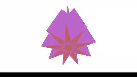 9/4 Star Regular Prism of Processing (Generative Art Practice Video)