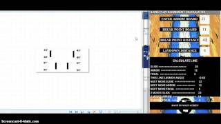 Lane Play Alignment Calculator Demo screenshot 4